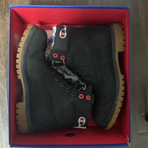 CHAMPION X TIMBERLAND Limited Edition Premium 6 Inch Winter Boots Size 10 Men’s - Picture 8 of 8